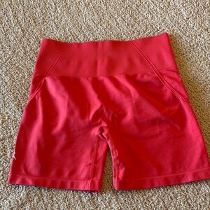 Oner Active EffortlessLift Shorts size medium. Colorway is sweet red